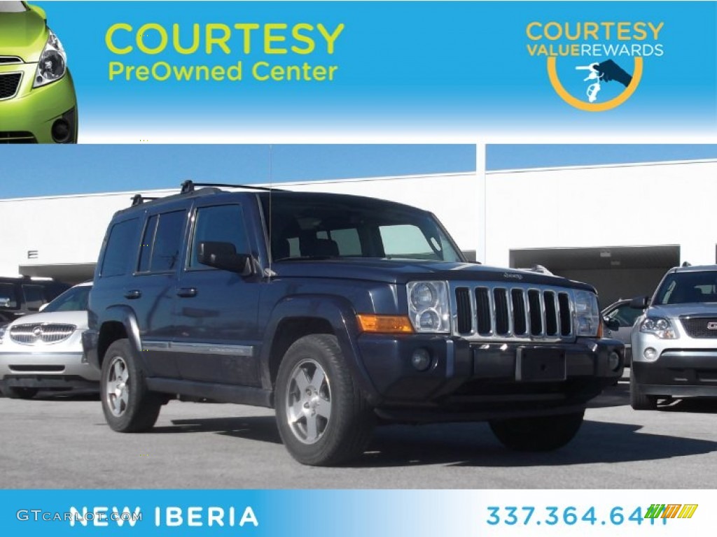 2010 Commander Sport 4x4 - Modern Blue Pearl / Dark Slate Gray photo #1