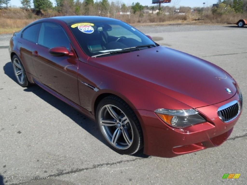 2006 M6 Coupe - Indianapolis Red Metallic / Black photo #2