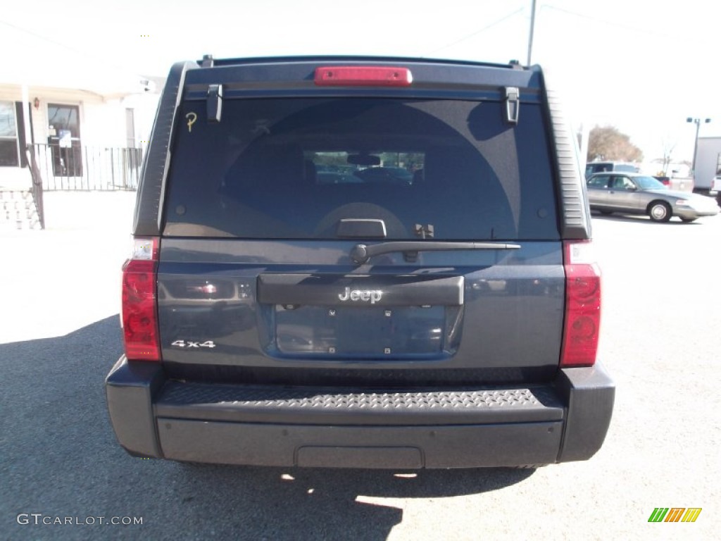 2010 Commander Sport 4x4 - Modern Blue Pearl / Dark Slate Gray photo #3