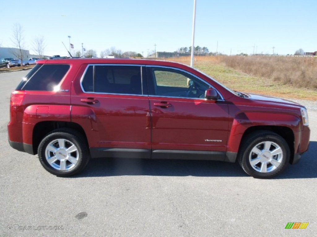 2011 Terrain SLE - Merlot Jewel Metallic / Light Titanium photo #6