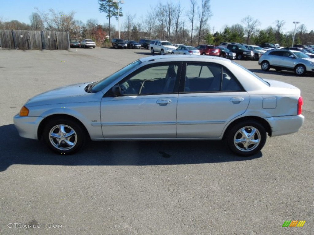 2000 Protege LX - Highlight Silver Metallic / Gray photo #3