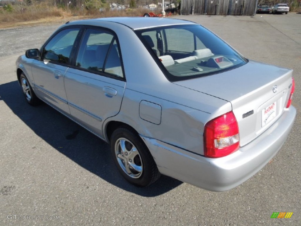 2000 Protege LX - Highlight Silver Metallic / Gray photo #4