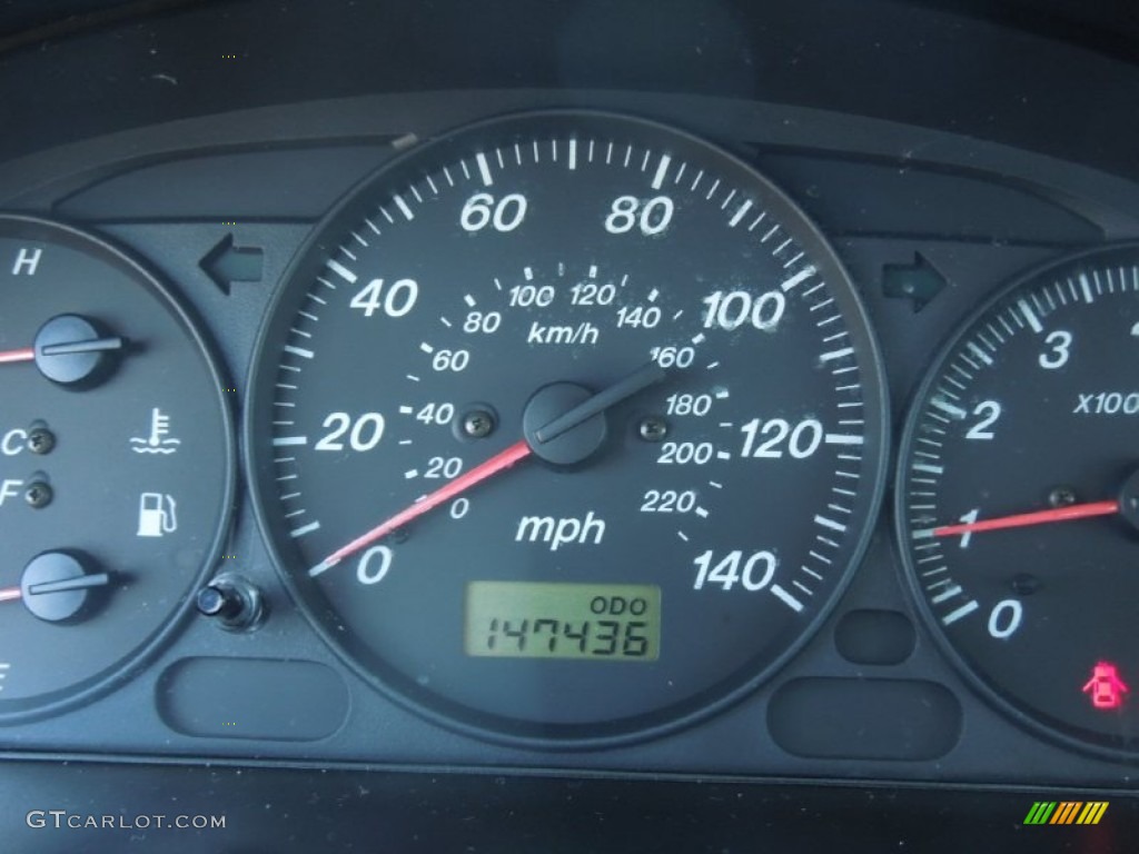 2000 Protege LX - Highlight Silver Metallic / Gray photo #17