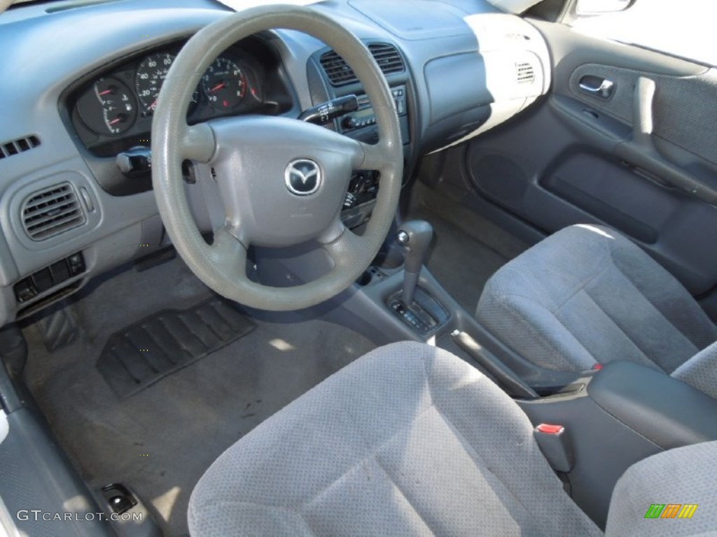 2000 Protege LX - Highlight Silver Metallic / Gray photo #26