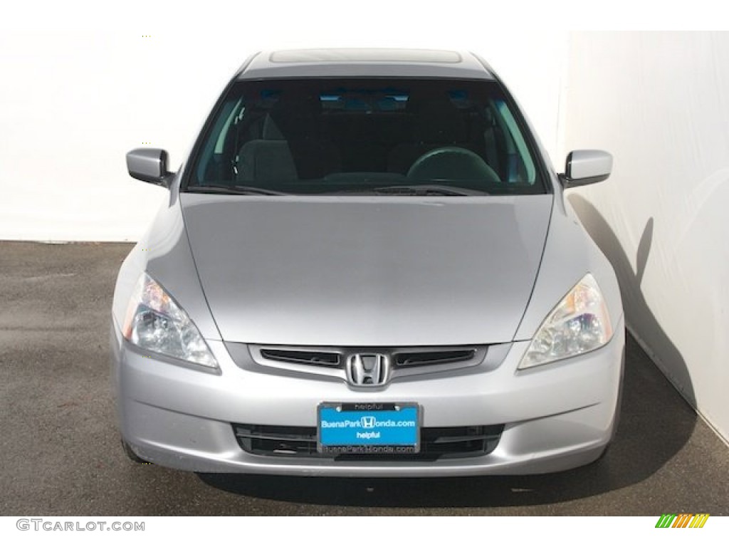 2003 Accord EX Sedan - Satin Silver Metallic / Black photo #7