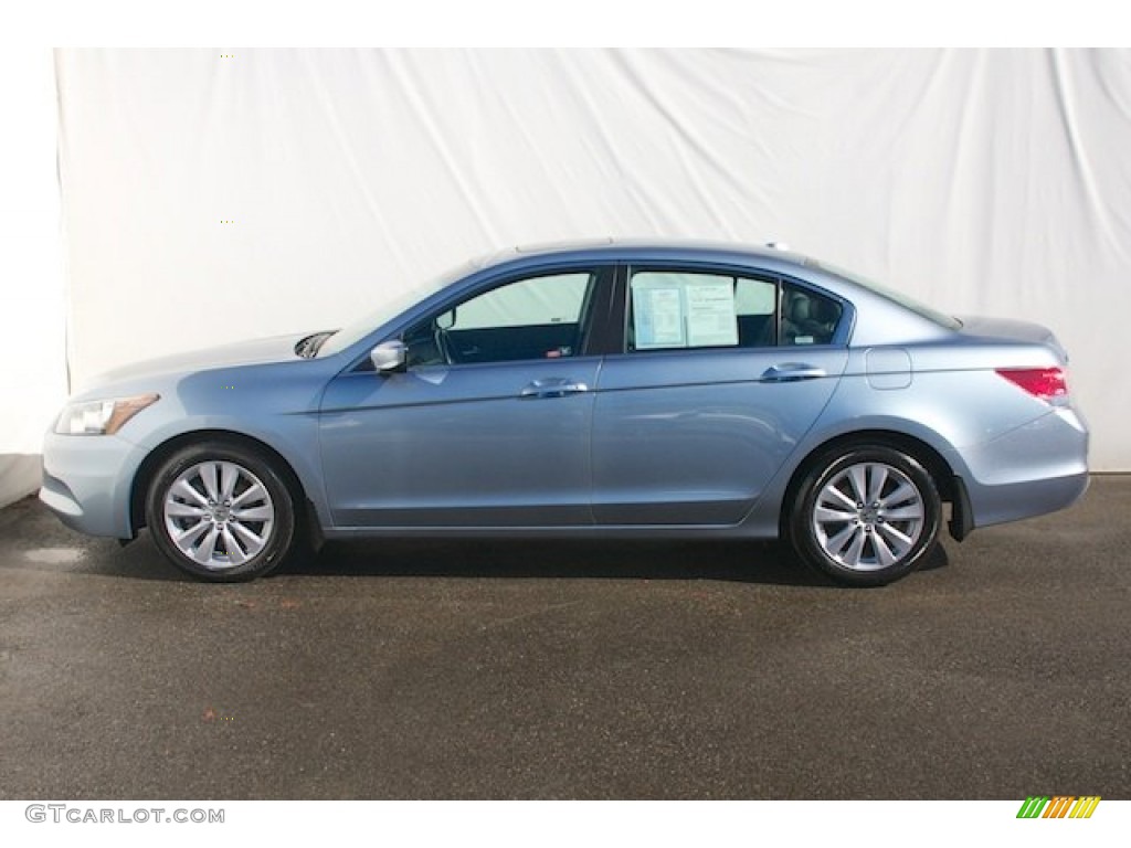 2011 Accord EX-L Sedan - Celestial Blue Metallic / Black photo #8