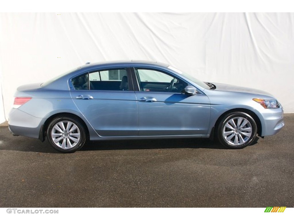 2011 Accord EX-L Sedan - Celestial Blue Metallic / Black photo #10