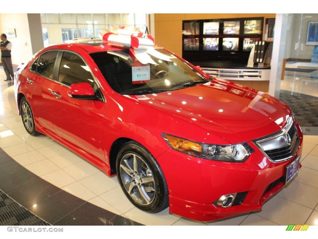 2013 TSX Special Edition - Milano Red / Special Edition Ebony/Red photo #1