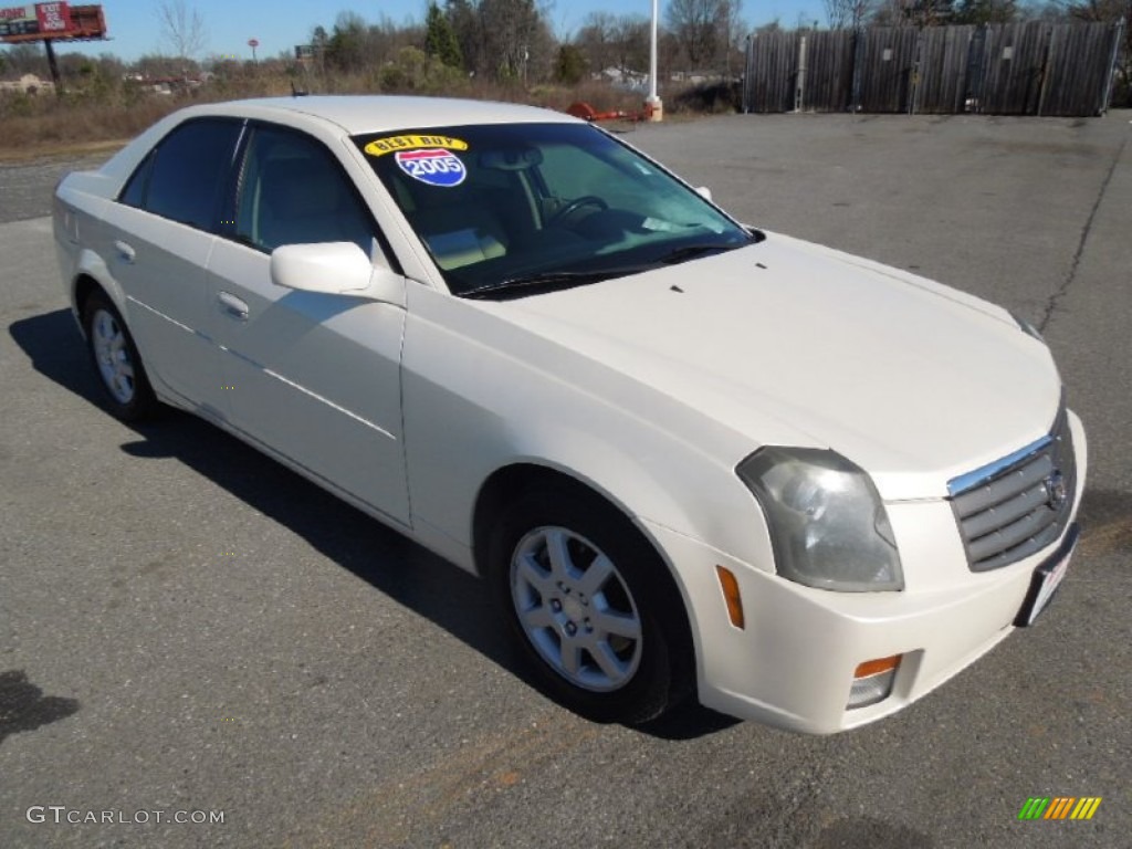 White Diamond 2005 Cadillac CTS Sedan Exterior Photo #76107497