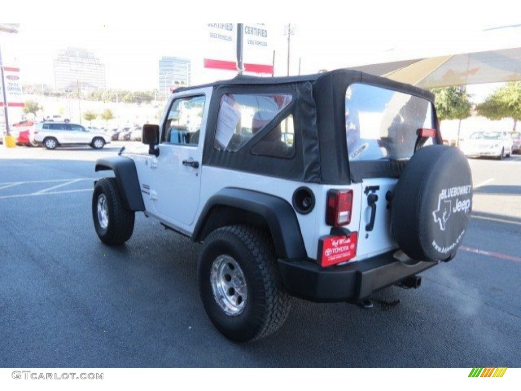 2011 Wrangler Sport 4x4 - Bright White / Black photo #5