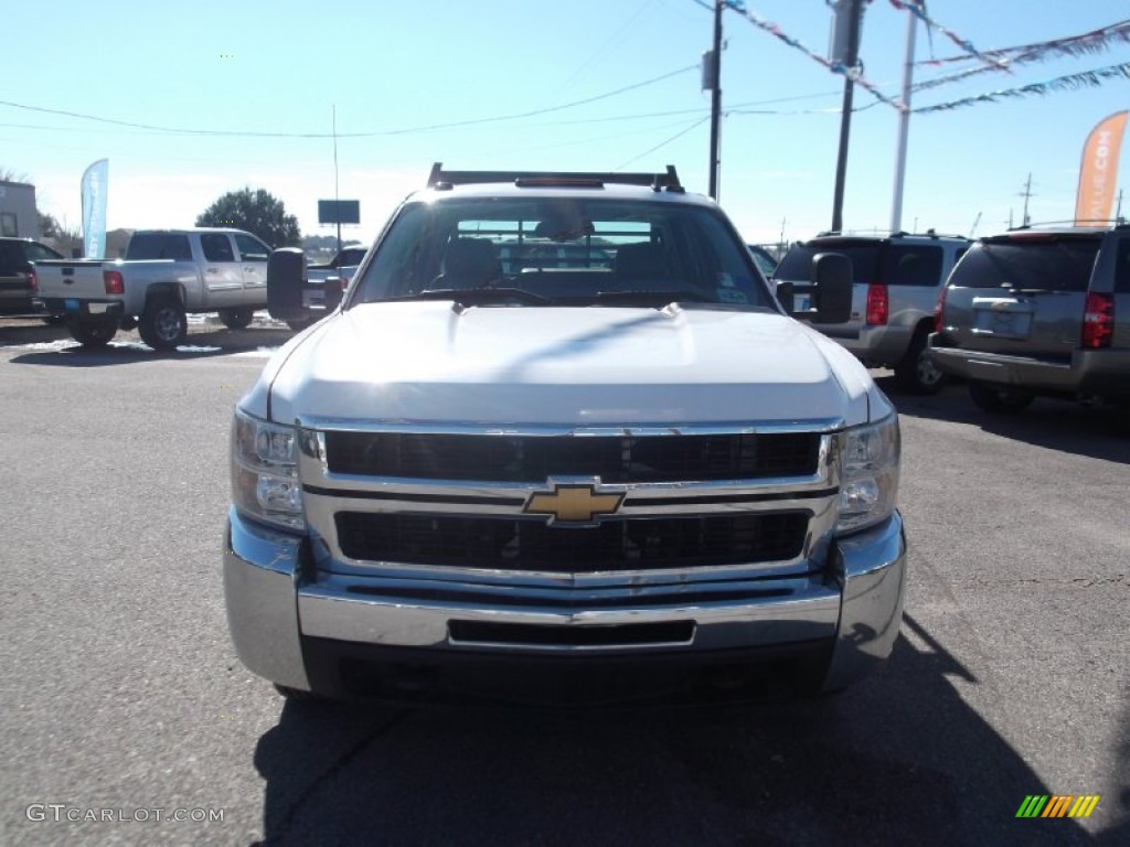 2008 Silverado 3500HD Work Truck Crew Cab - Summit White / Dark Titanium photo #2
