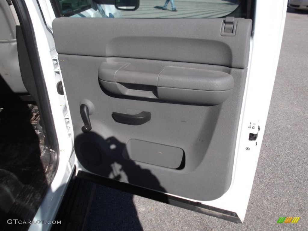 2008 Silverado 3500HD Work Truck Crew Cab - Summit White / Dark Titanium photo #8