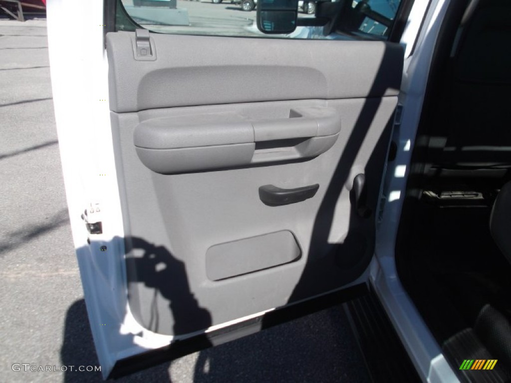 2008 Silverado 3500HD Work Truck Crew Cab - Summit White / Dark Titanium photo #10