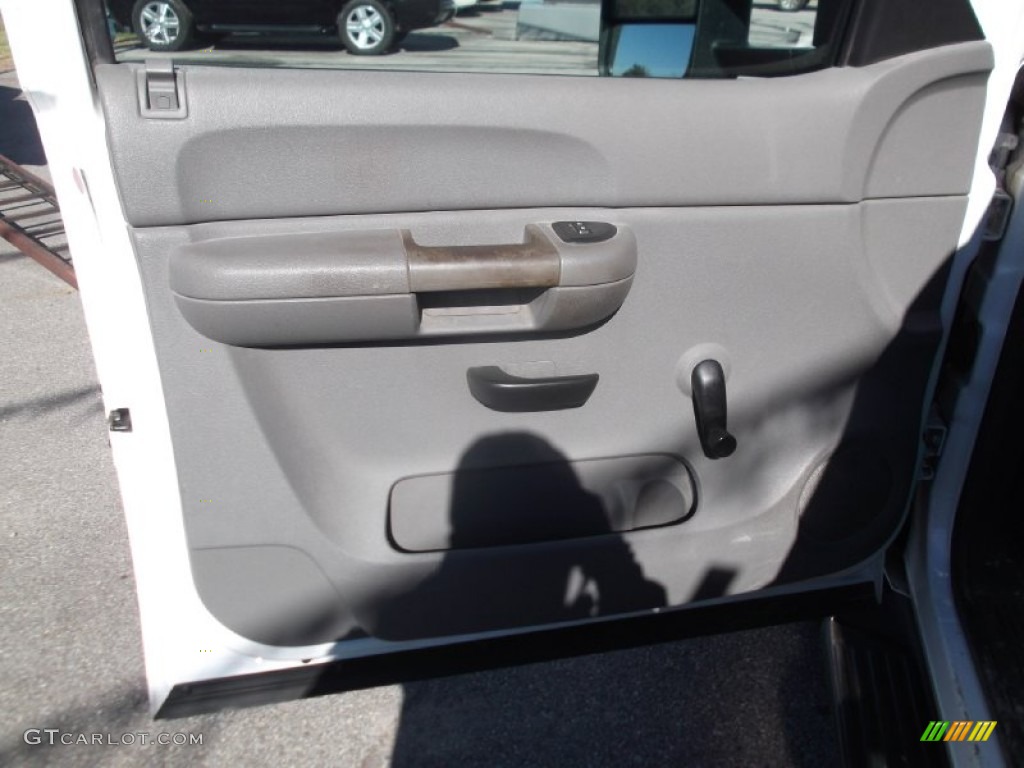 2008 Silverado 3500HD Work Truck Crew Cab - Summit White / Dark Titanium photo #12