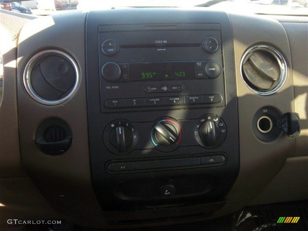 2005 F150 XLT SuperCrew - Dark Toreador Red Metallic / Tan photo #41