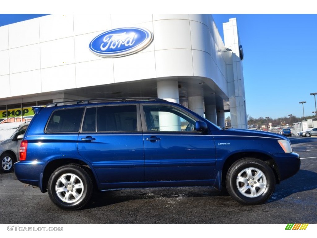 Indigo Ink Pearl 2003 Toyota Highlander Limited Exterior Photo #76112366