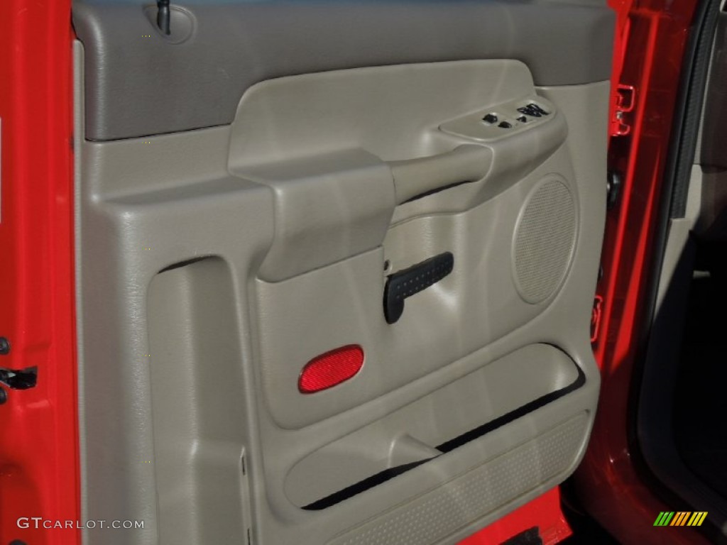2004 Ram 1500 SLT Regular Cab 4x4 - Flame Red / Taupe photo #14