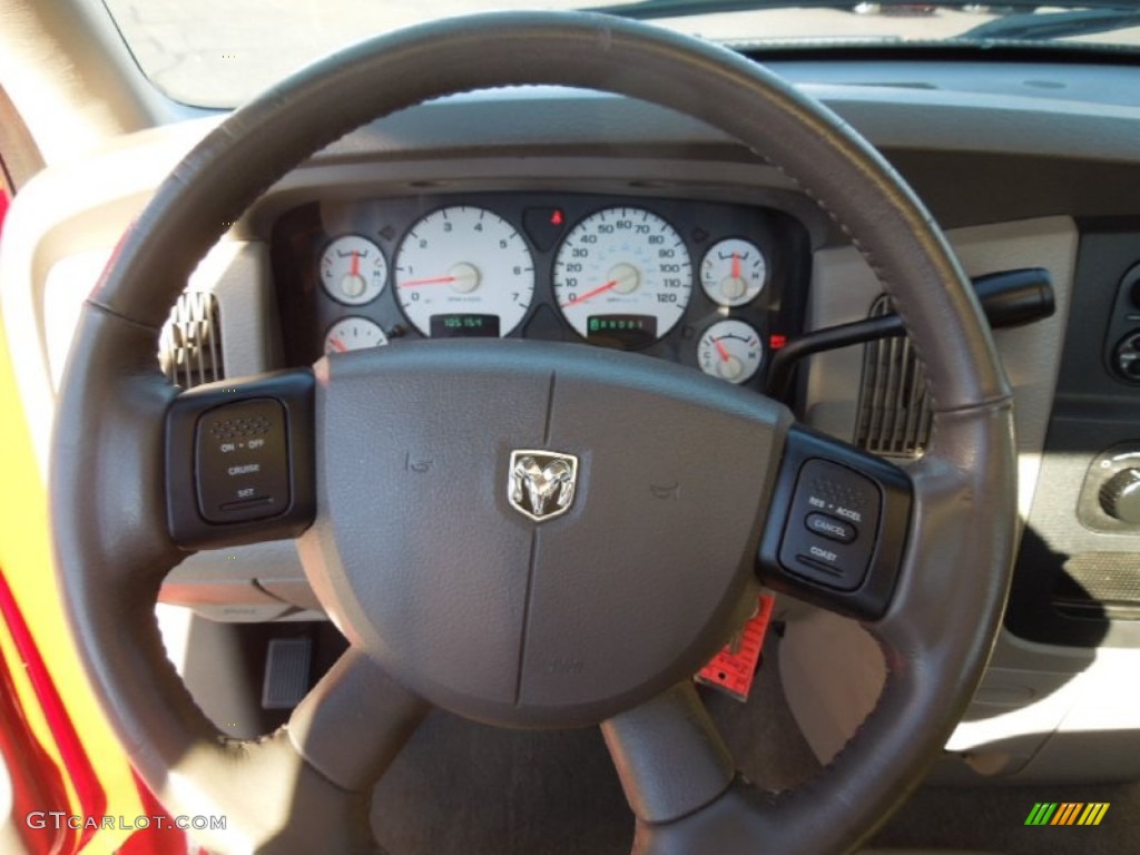 2004 Ram 1500 SLT Regular Cab 4x4 - Flame Red / Taupe photo #19