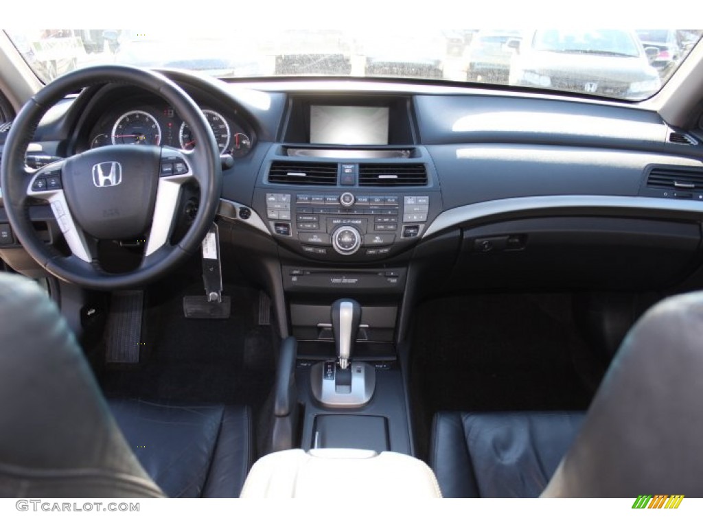 2008 Honda Accord EX-L V6 Sedan Black Dashboard Photo #76113836
