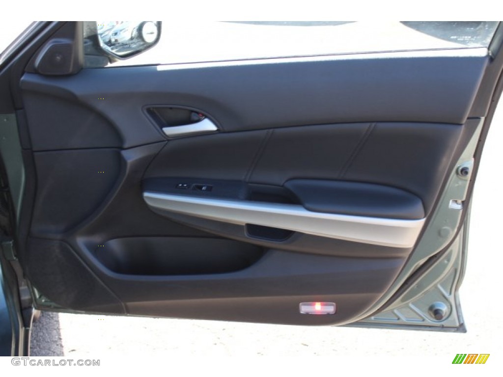 2008 Honda Accord EX-L V6 Sedan Black Door Panel Photo #76113986