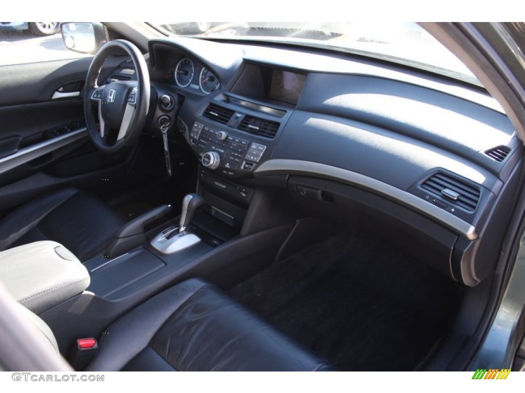 2008 Honda Accord EX-L V6 Sedan Black Dashboard Photo #76114001