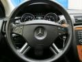 2008 Mercedes-Benz R Black Interior Steering Wheel Photo