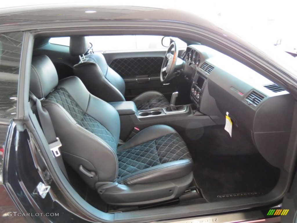 Dark Slate Gray Interior 2010 Dodge Challenger SRT8 SpeedFactory Photo #76116275