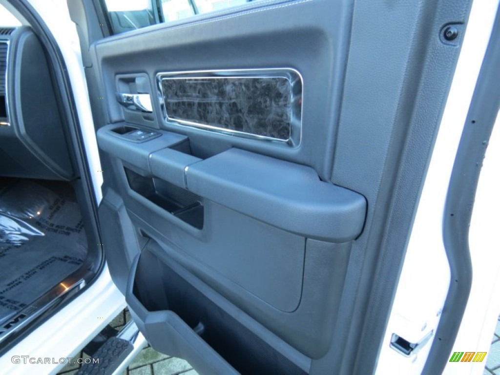 2012 Ram 1500 Laramie Limited Crew Cab 4x4 - Bright White / Dark Slate Gray photo #22