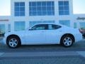 2010 Stone White Dodge Charger 3.5L  photo #2