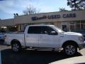 White Platinum Metallic Tri Coat - F150 Lariat SuperCrew 4x4 Photo No. 1