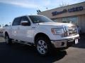 White Platinum Metallic Tri Coat - F150 Lariat SuperCrew 4x4 Photo No. 2