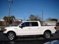 White Platinum Metallic Tri Coat - F150 Lariat SuperCrew 4x4 Photo No. 5