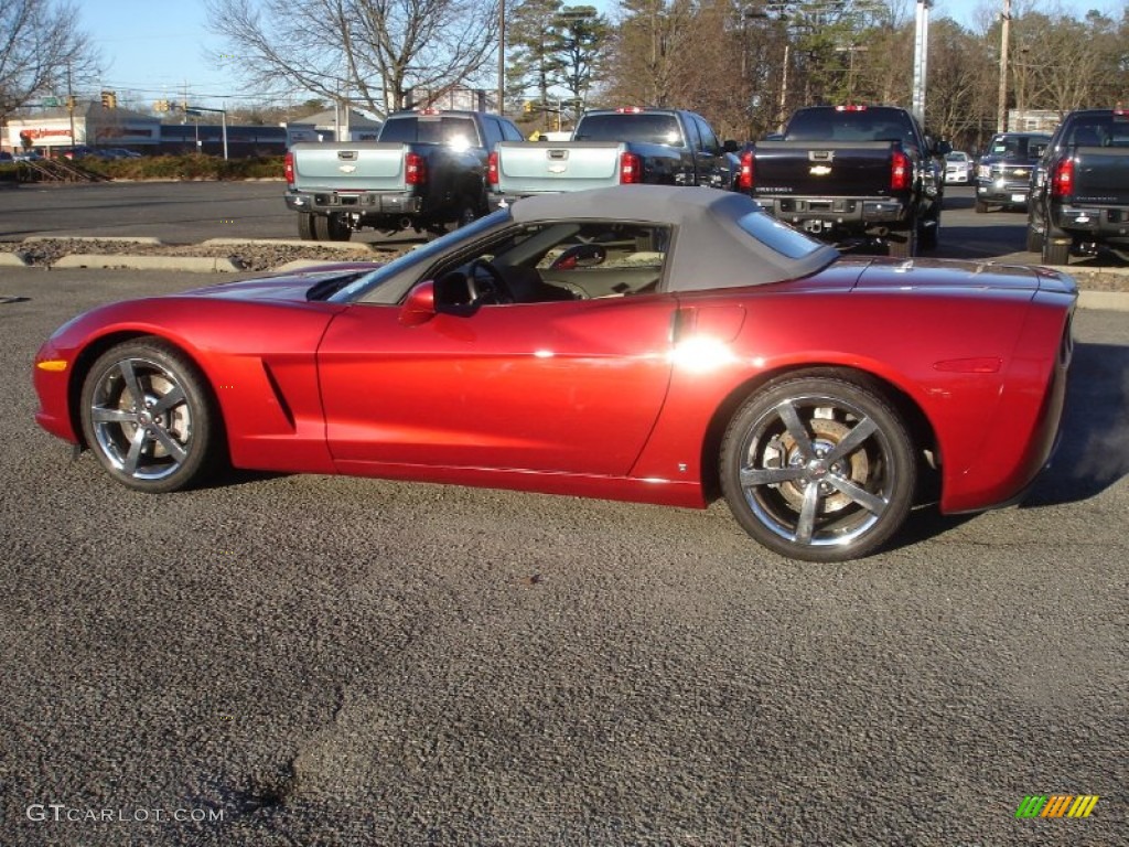 Crystal Red Metallic 2009 Chevrolet Corvette Convertible Exterior Photo #76118093