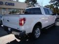 White Platinum Metallic Tri Coat - F150 Lariat SuperCrew 4x4 Photo No. 8