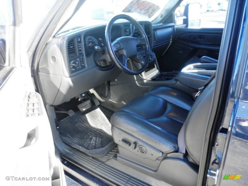 2006 Sierra 2500HD SLT Crew Cab 4x4 - Deep Blue Metallic / Pewter photo #5