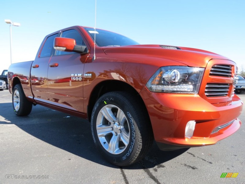 Copperhead Pearl 2013 Ram 1500 Sport Quad Cab Exterior Photo #76118411