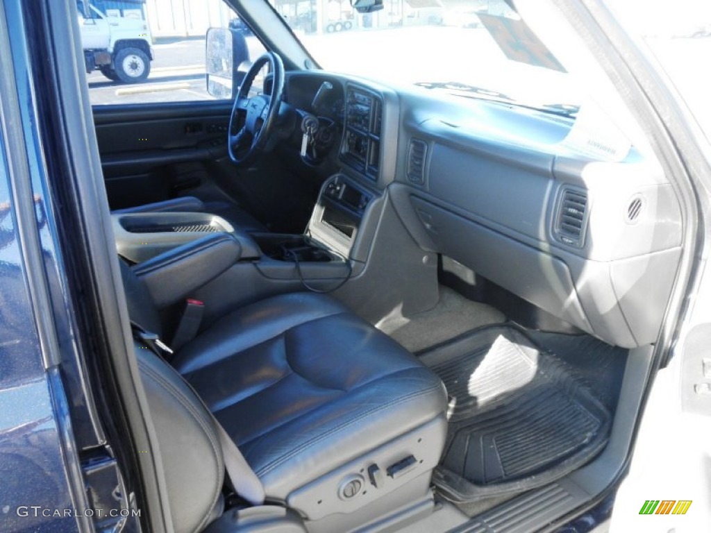 2006 Sierra 2500HD SLT Crew Cab 4x4 - Deep Blue Metallic / Pewter photo #23