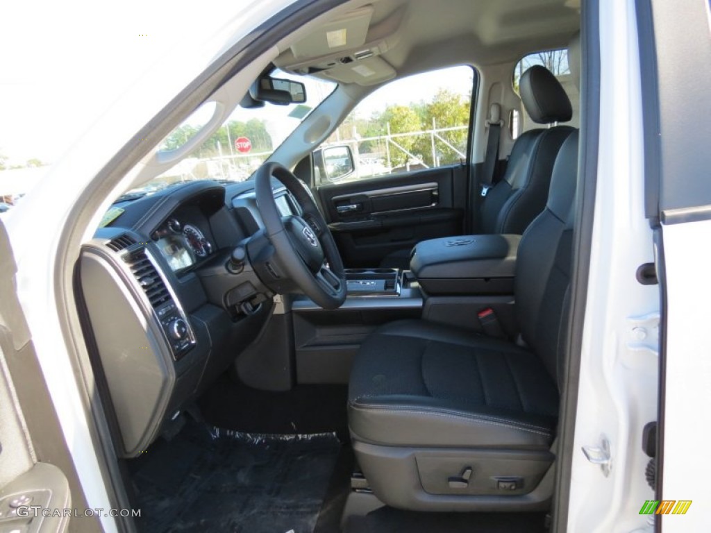 Black Interior 2013 Ram 1500 Sport Quad Cab Photo #76118802
