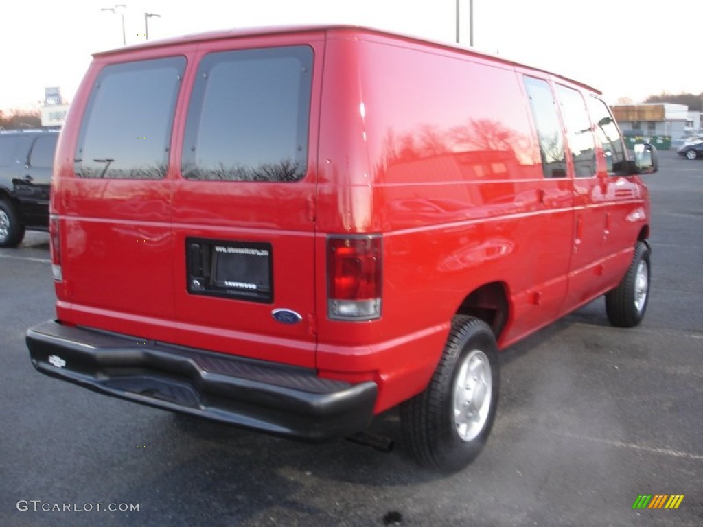 Vermillion Red 2007 Ford E Series Van E250 Commercial Exterior Photo #76118963