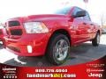 2013 Flame Red Ram 1500 Express Quad Cab  photo #1