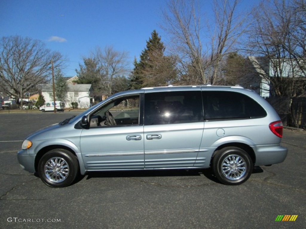 Butane Blue Pearl 2003 Chrysler Town & Country Limited Exterior Photo #76119287