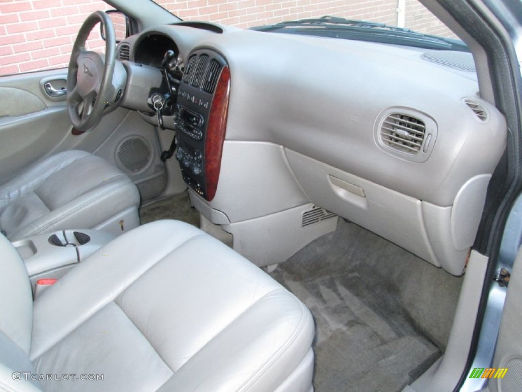 2003 Chrysler Town & Country Limited Taupe Dashboard Photo #76119526