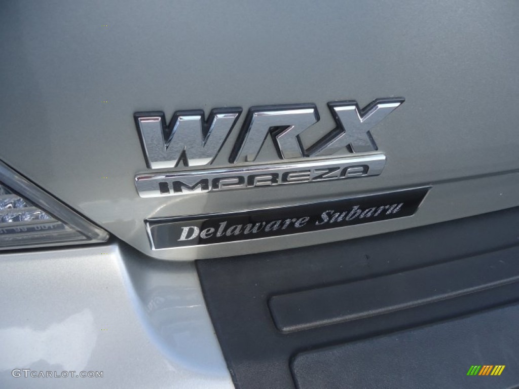 2005 Impreza WRX Wagon - Platinum Silver Metallic / Black photo #37