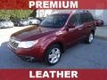 2009 Camellia Red Pearl Subaru Forester 2.5 X Limited  photo #1