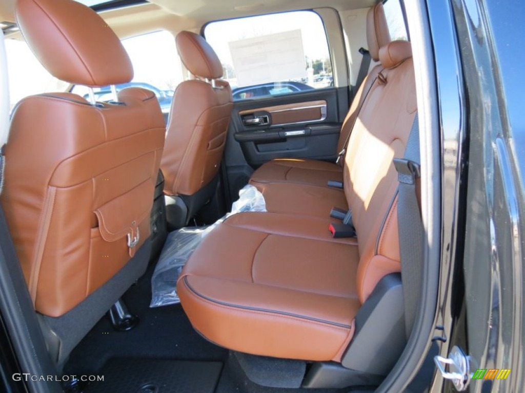 Longhorn Black/Cattle Tan Interior 2013 Ram 1500 Laramie Longhorn Crew Cab Photo #76120784