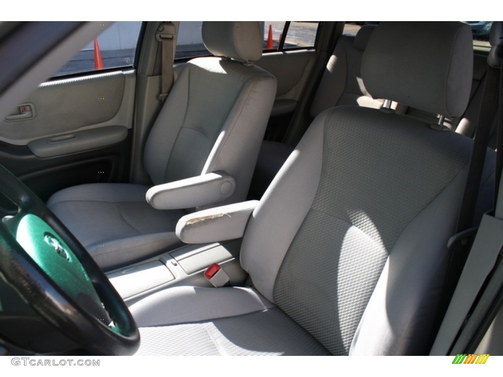 2004 Highlander V6 4WD - Millenium Silver Metallic / Ash photo #11