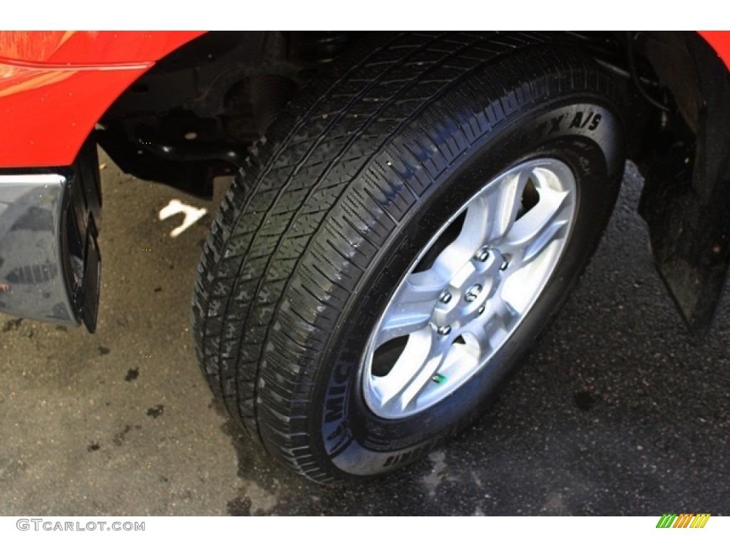 2010 Tundra SR5 Double Cab 4x4 - Radiant Red / Graphite Gray photo #24