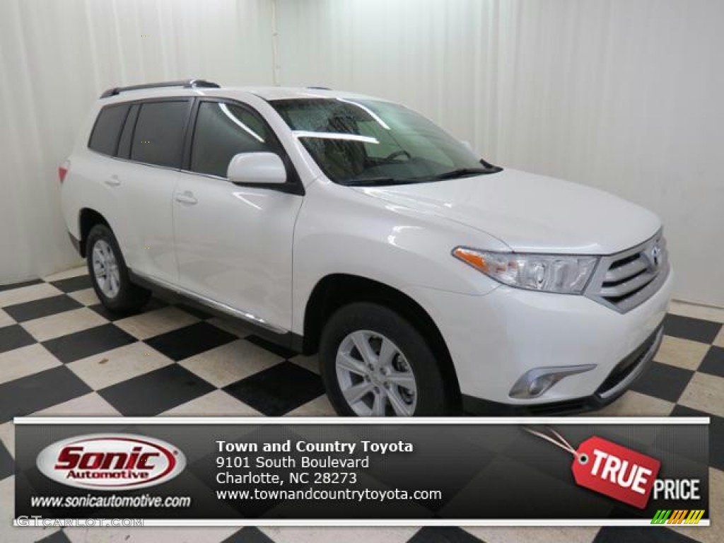2013 Highlander  - Blizzard White Pearl / Sand Beige photo #1