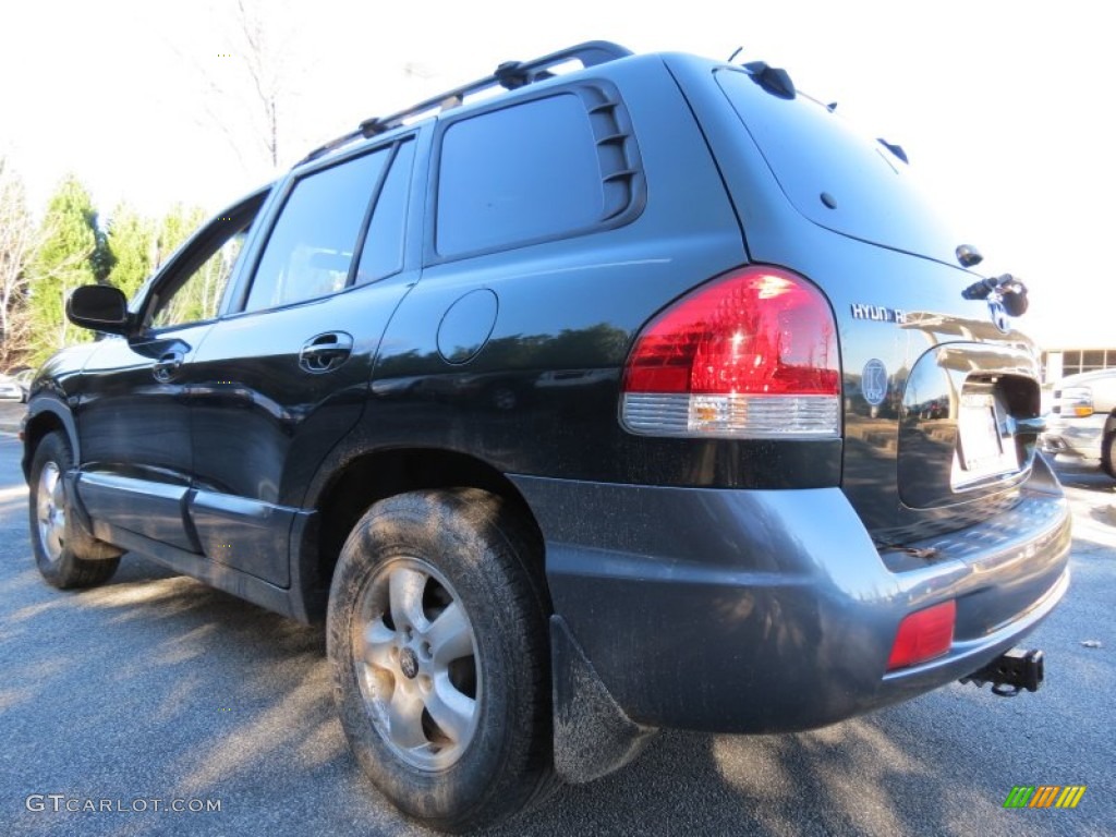 2006 Santa Fe GLS - Dark Emerald Green / Gray photo #2