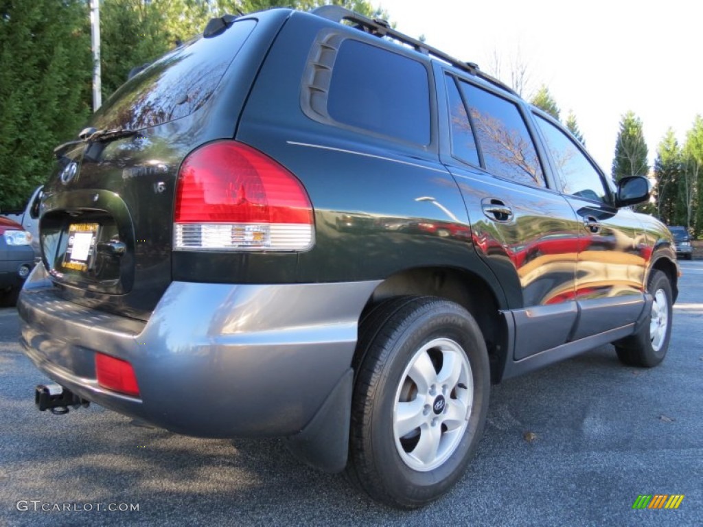 2006 Santa Fe GLS - Dark Emerald Green / Gray photo #3
